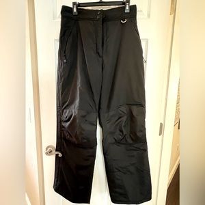 Slalom women’s ski snowboard snow insulated pants black size large
